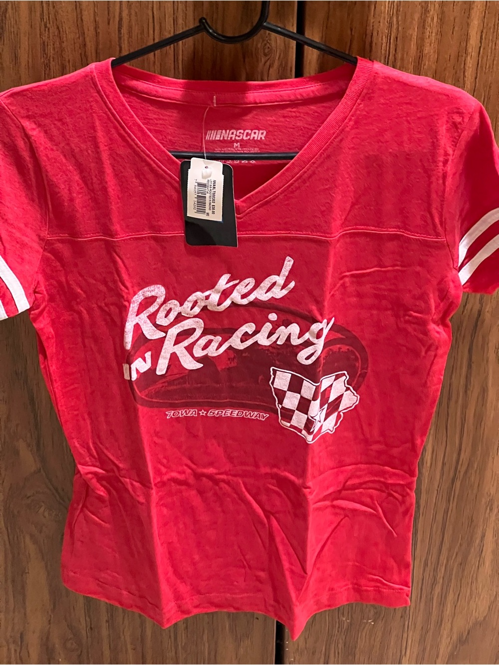 Nascar Girls' Red 'Rooted in Racing' Graphic Tee
